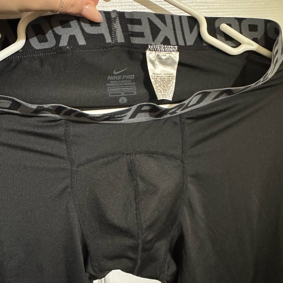 Nike Pro Black Compression Pants - Picture 2 of 4